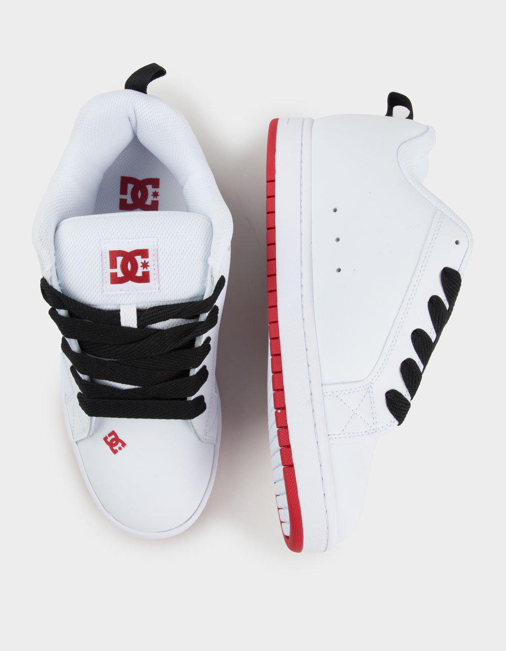 DC Shoes Court Graffik Mens - WHT/RED