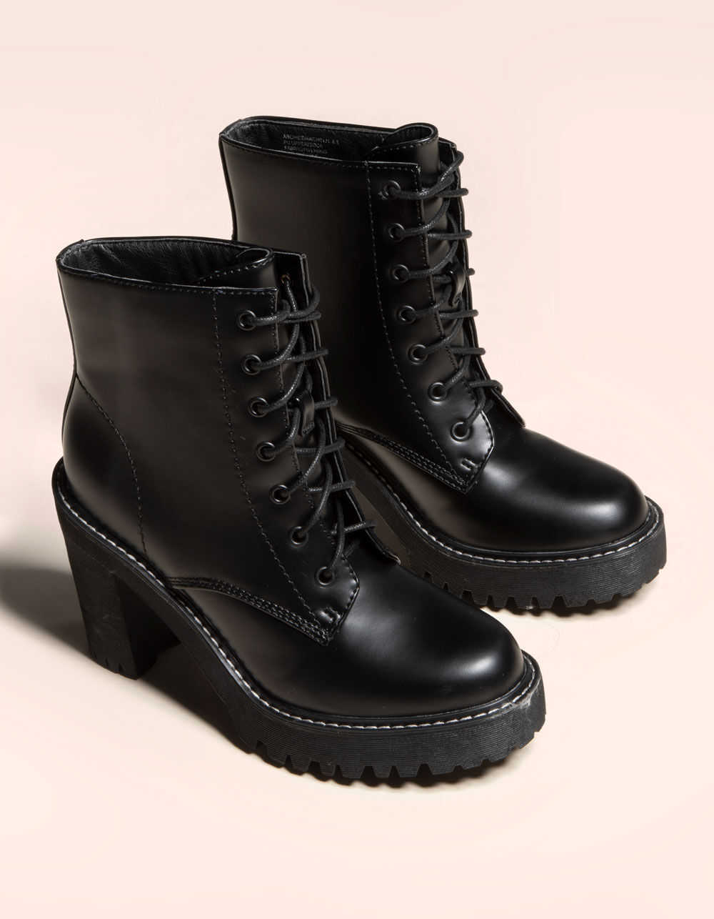MADDEN GIRL Lace Up Lug Boot