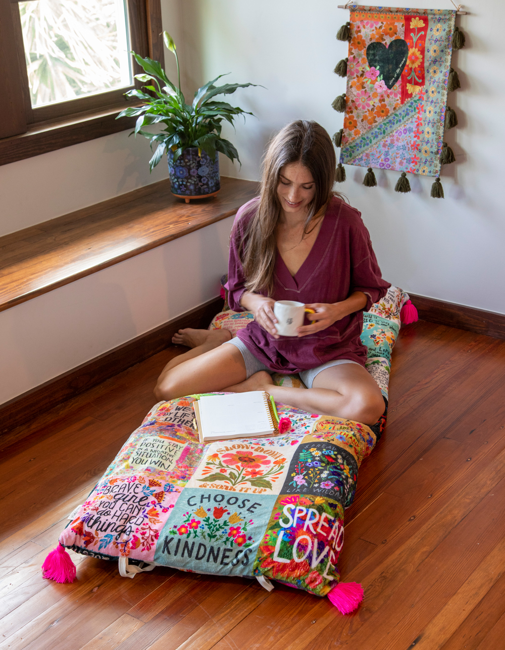 NATURAL LIFE Chirp Lounge Bed Roll MULTI Tillys