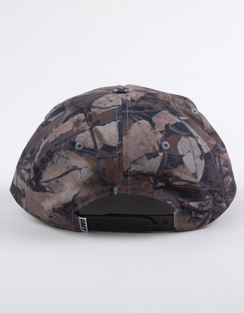 OBEY Ranch 5 Panel Snapback Hat - CAMO GREEN