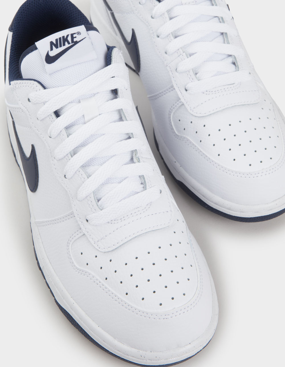 Nike Big Low Mens Shoes - WHT/NVY