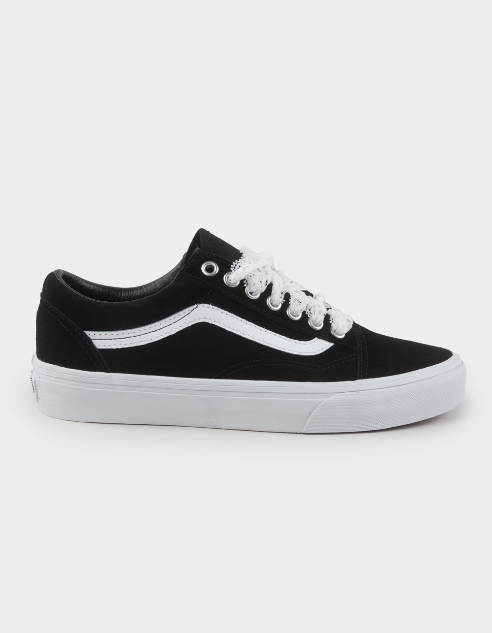 VANS Old Skool Pop Lace Womens Shoes - BLACK