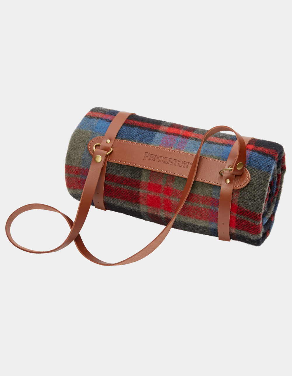 PENDLETON Carry Along Motor Robe Blanket RED COMBO Tillys