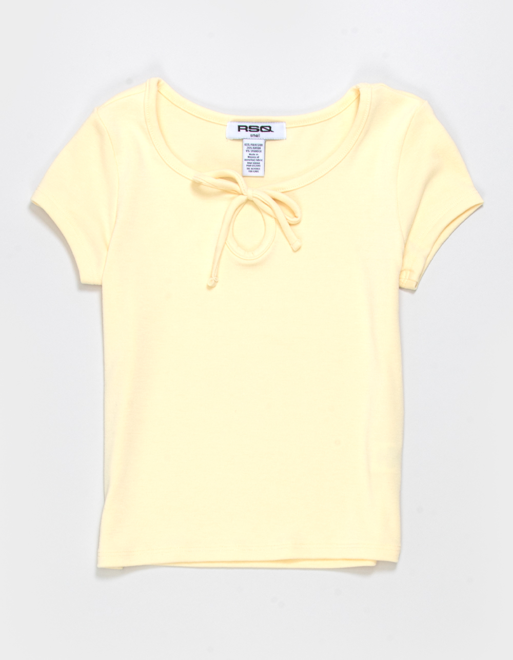 RSQ Girls Keyhole Top - YELLOW