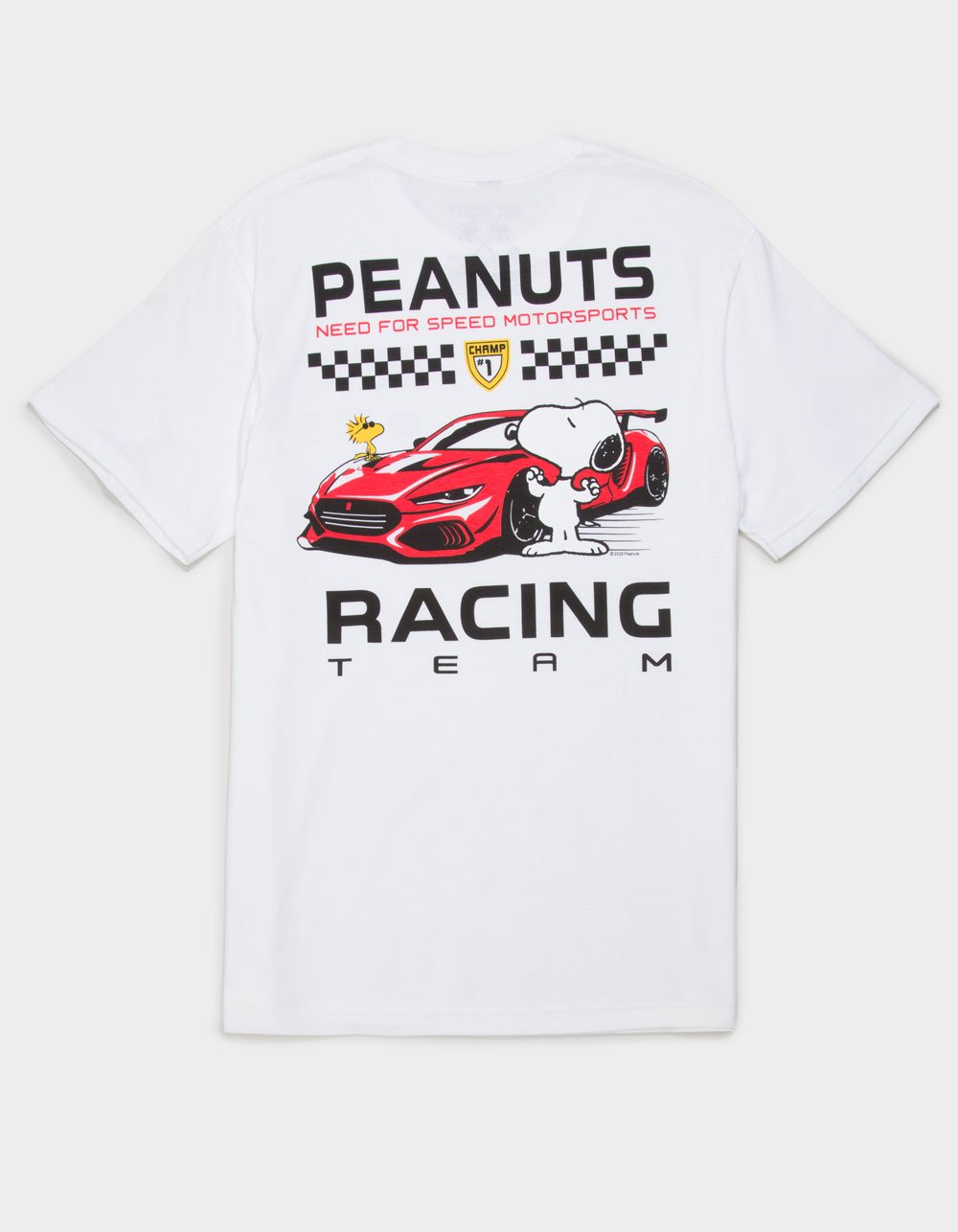 RIOT SOCIETY x Peanuts Racing Mens Tee - WHITE