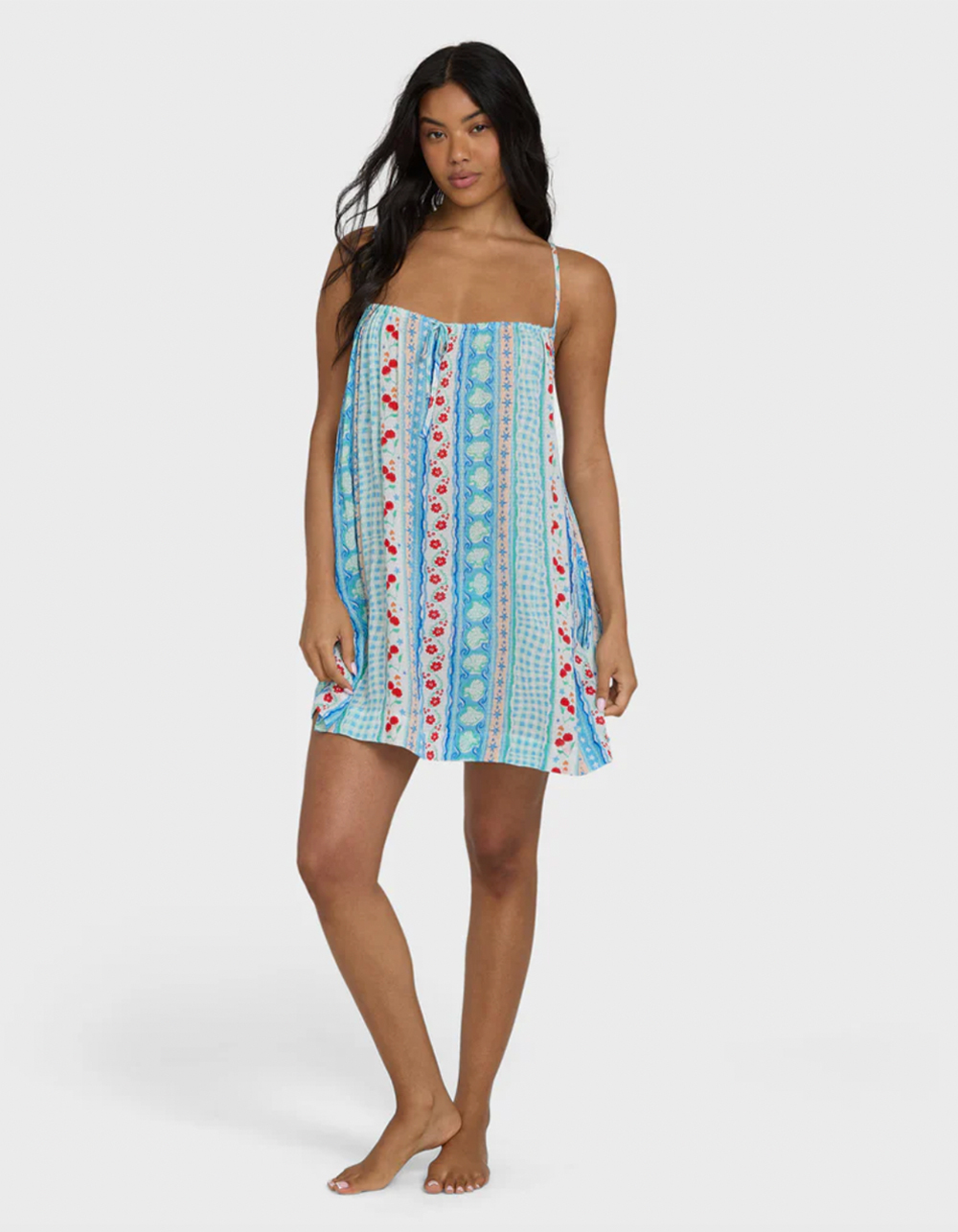 BILLABONG Beach Song Womens Cover-Up Dress - MULTI