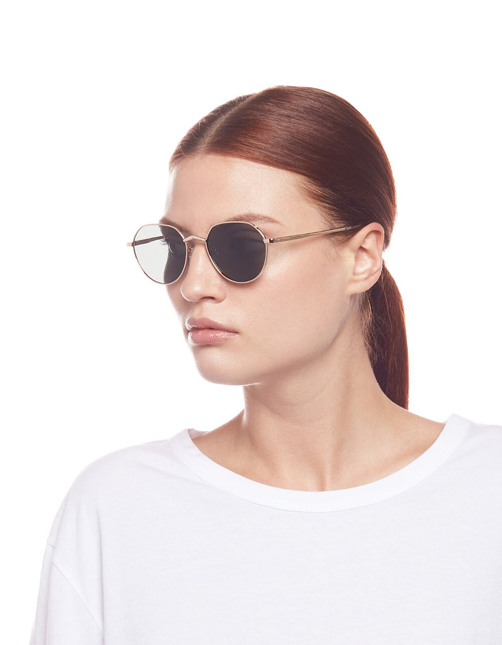 LE SPECS Newfangle Gold Polarized Sunglasses - GOLD | Tillys