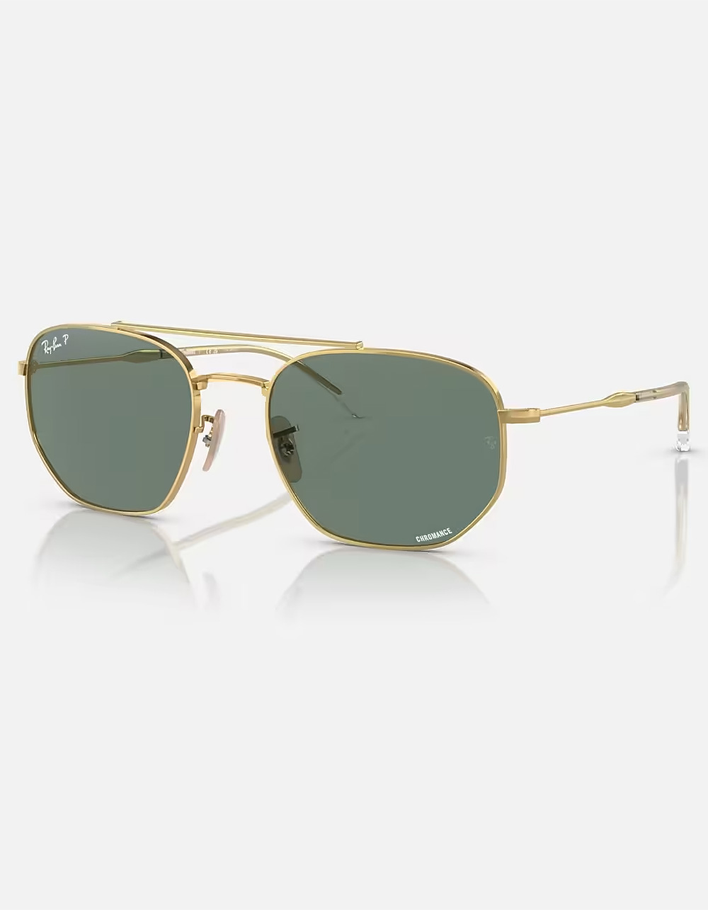 RAY-BAN RB3707 Polarized Sunglasses - GOLD | Tillys
