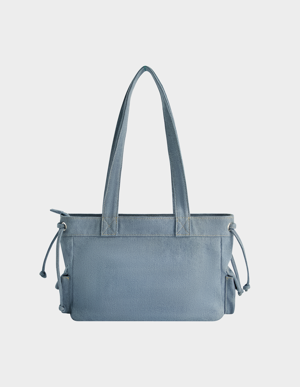 TRUE RELIGION Multi-Pocket Denim Tote Bag - DENIM