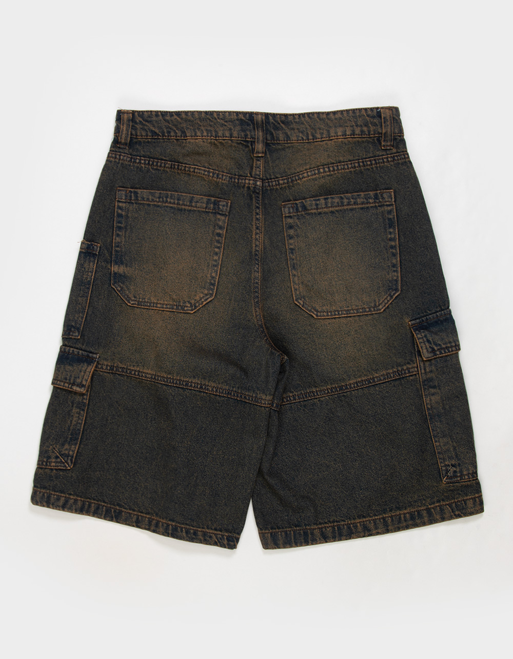 RSQ Mens Baggy Cargo Jorts - RUST