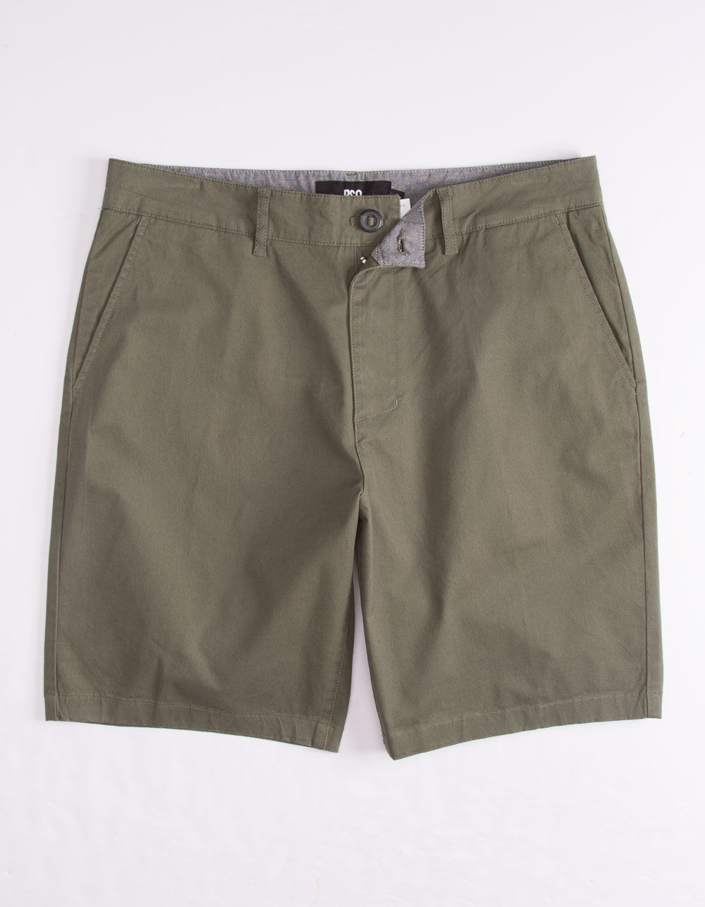 RSQ Mid Length Twill Sage Mens Chino Shorts - SAGE | Tillys