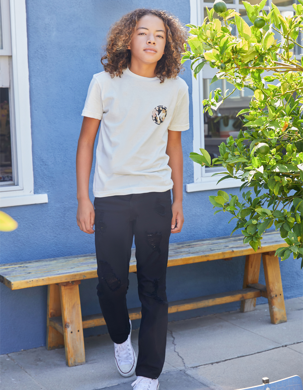 RSQ Boys Super Skinny Jeans - BLACK DESTRUCT