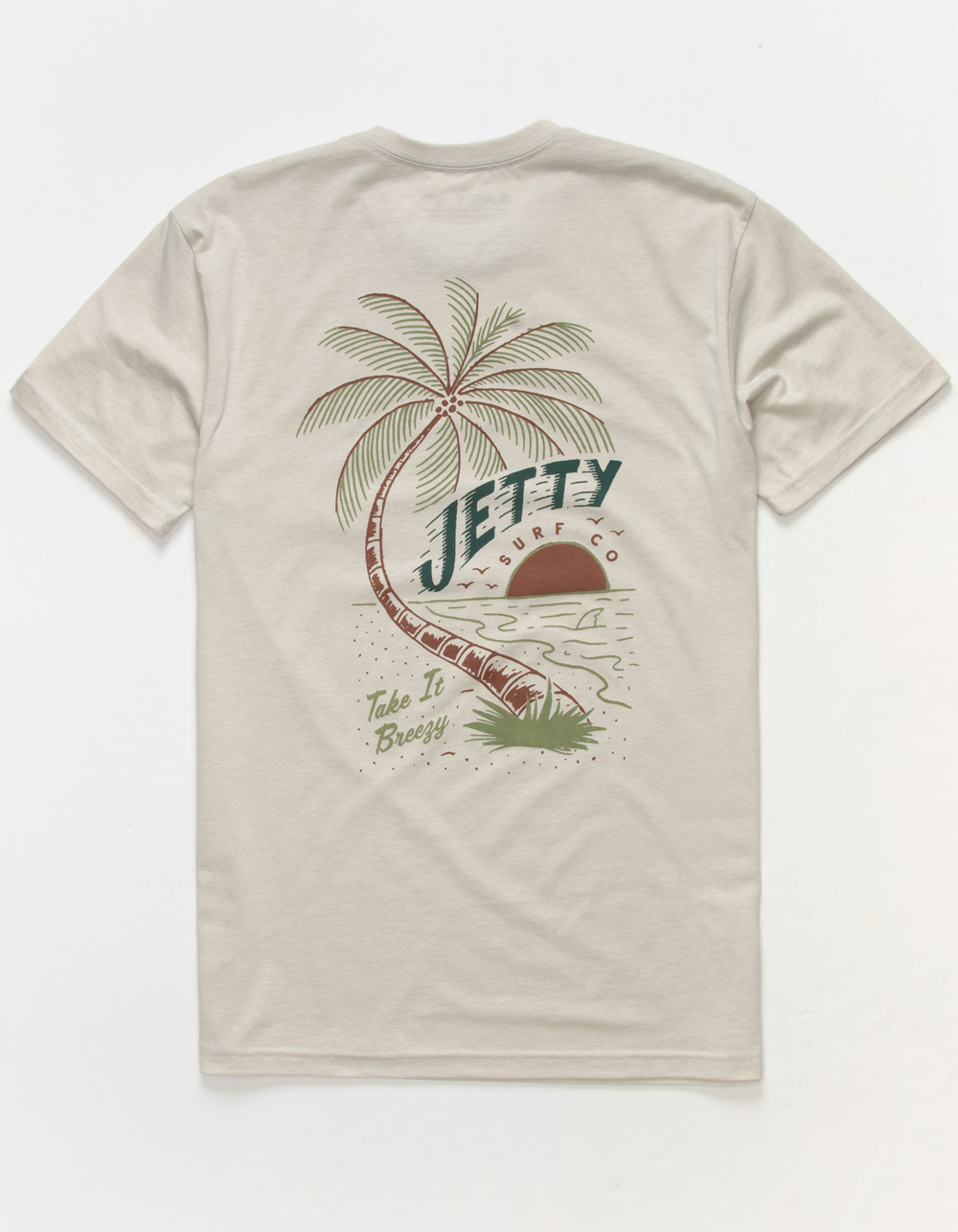JETTY Windswept Mens Tee - SAND | Tillys