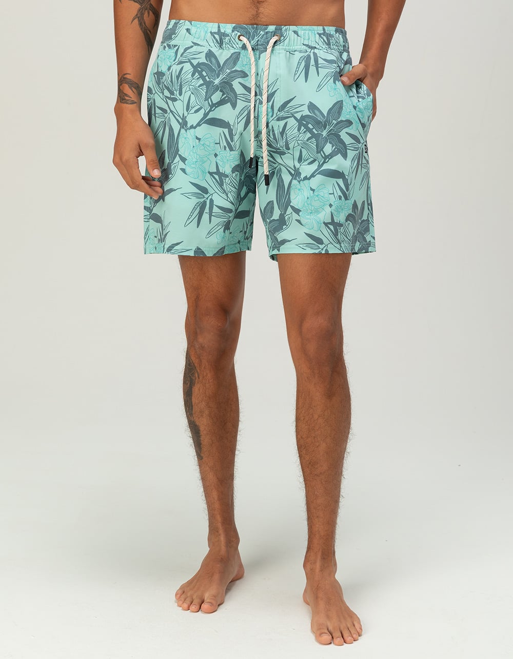 SALTY CREW Shores Mens Swim Trunks - SAGE
