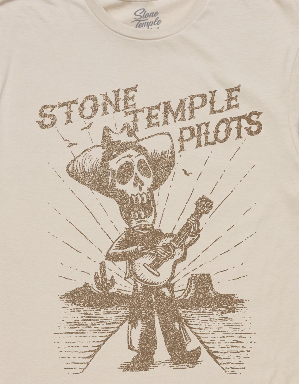 STONE TEMPLE PILOTS Western Unisex Tee - SAND