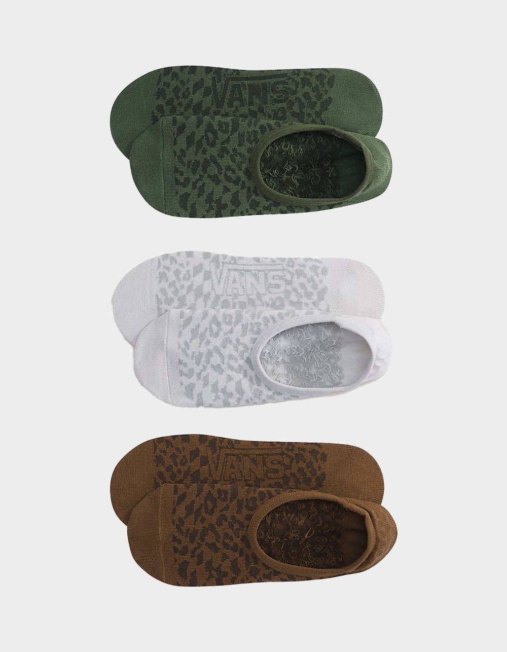 VANS Fuego 3 Pack Womens Canoodle Socks - GREEN COMBO