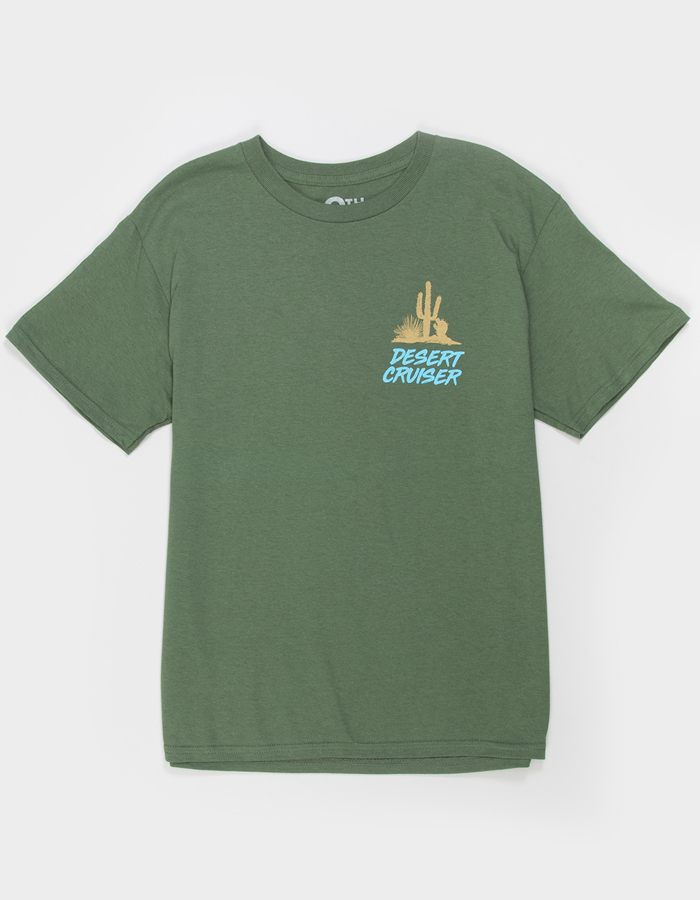 9TH LIFE Desert Cruiser Boys Tee - OLIVE
