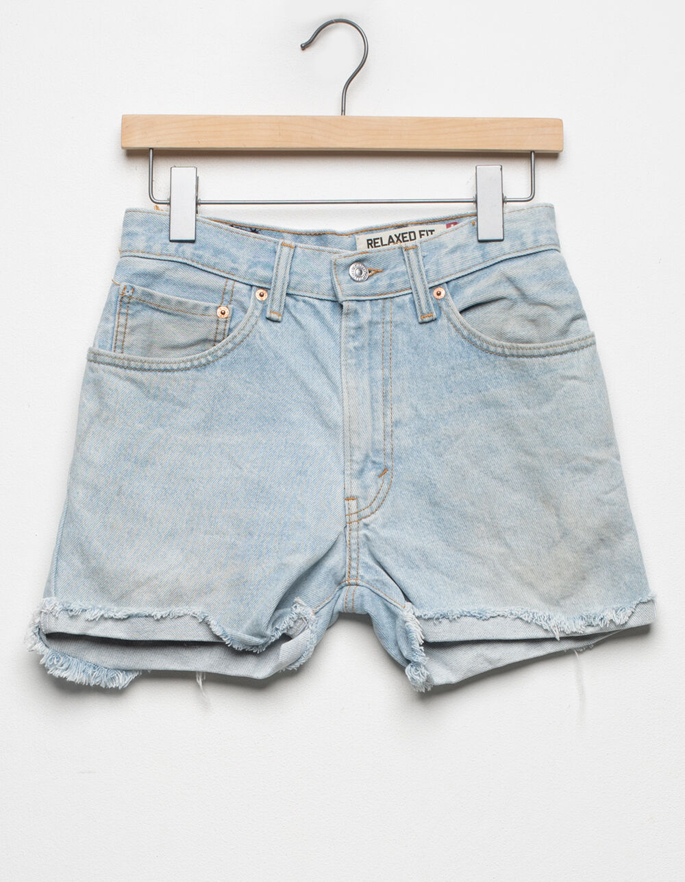 RESTORED by Tillys Womens Reworked Levi's 550 Denim Shorts - BLUE | Tillys