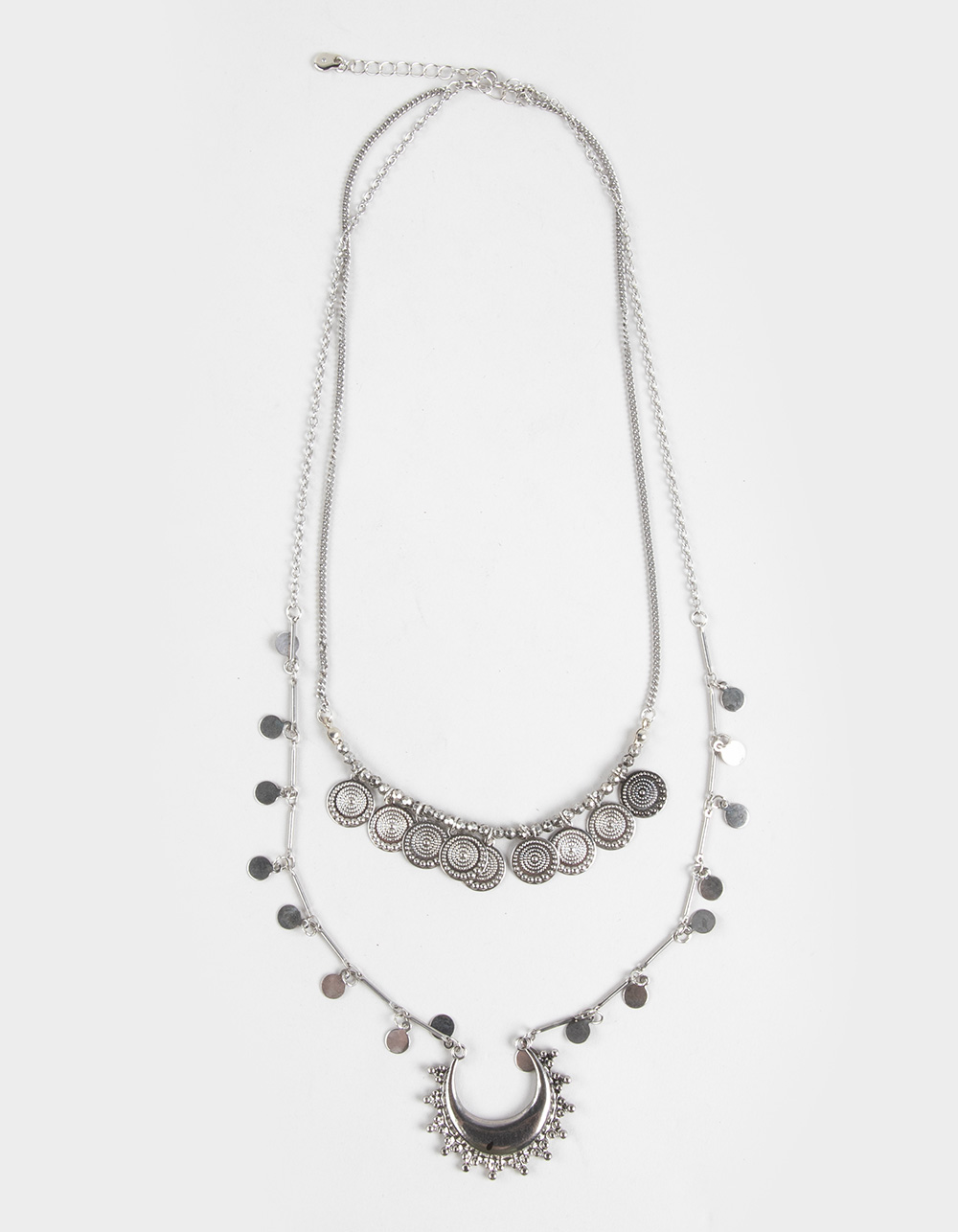 FULL TILT Western Layered Necklace - SILVER