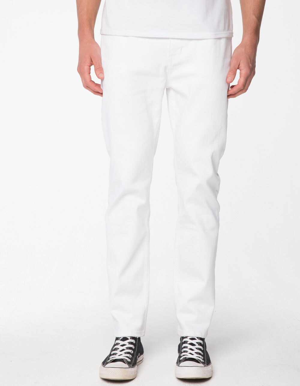 RSQ London White Mens Skinny Jeans image number 1