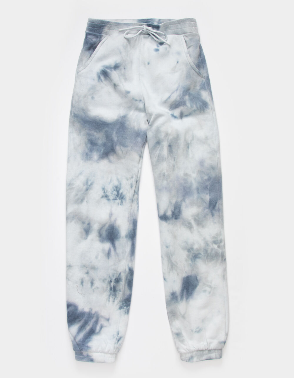 RSQ Tie Dye Girls Blue Fleece Jogger Pants - GRCMB | Tillys