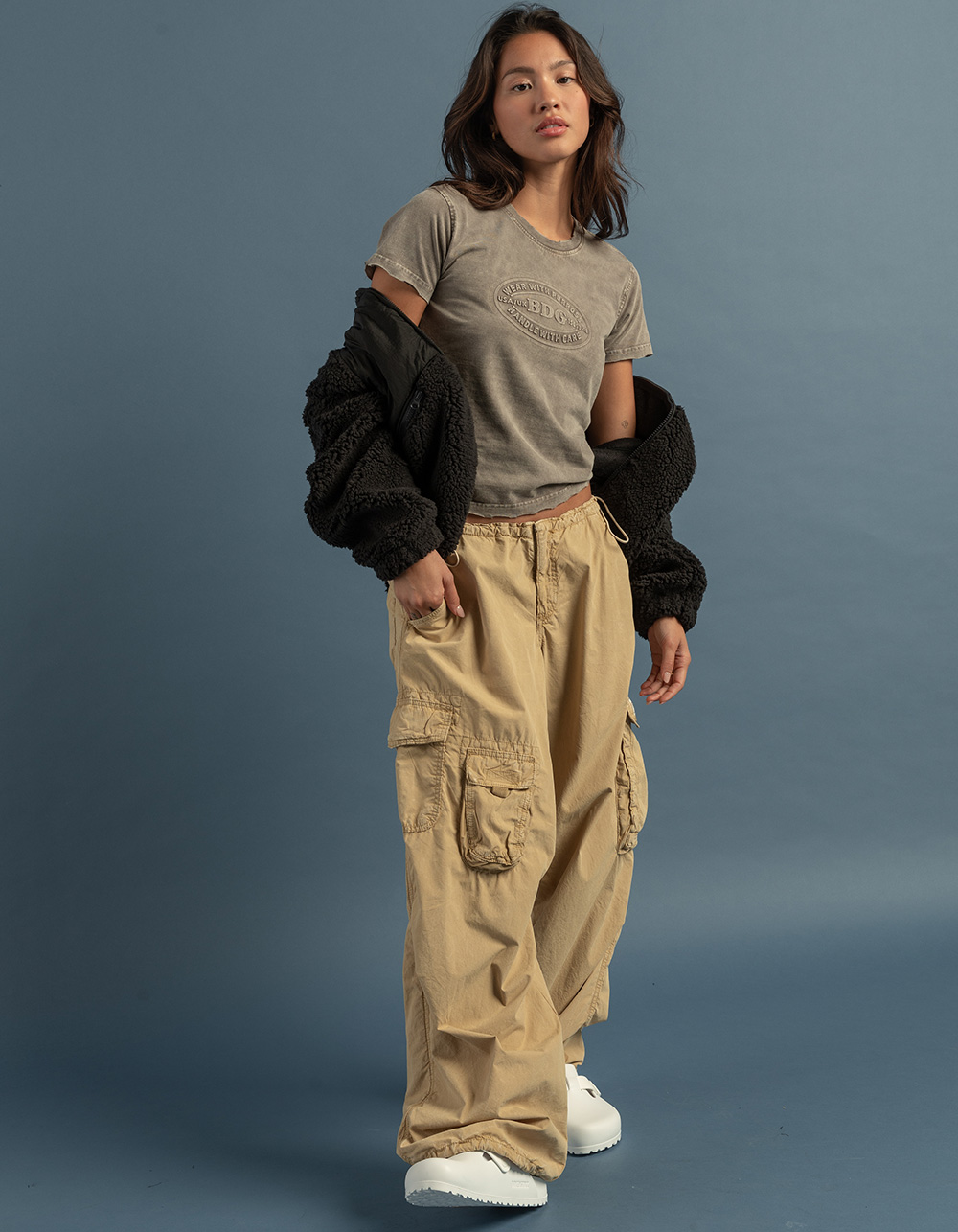 BDG Urban Outfitters Maxi Pocket Womens Tech Pants - DK KHAKI | Tillys