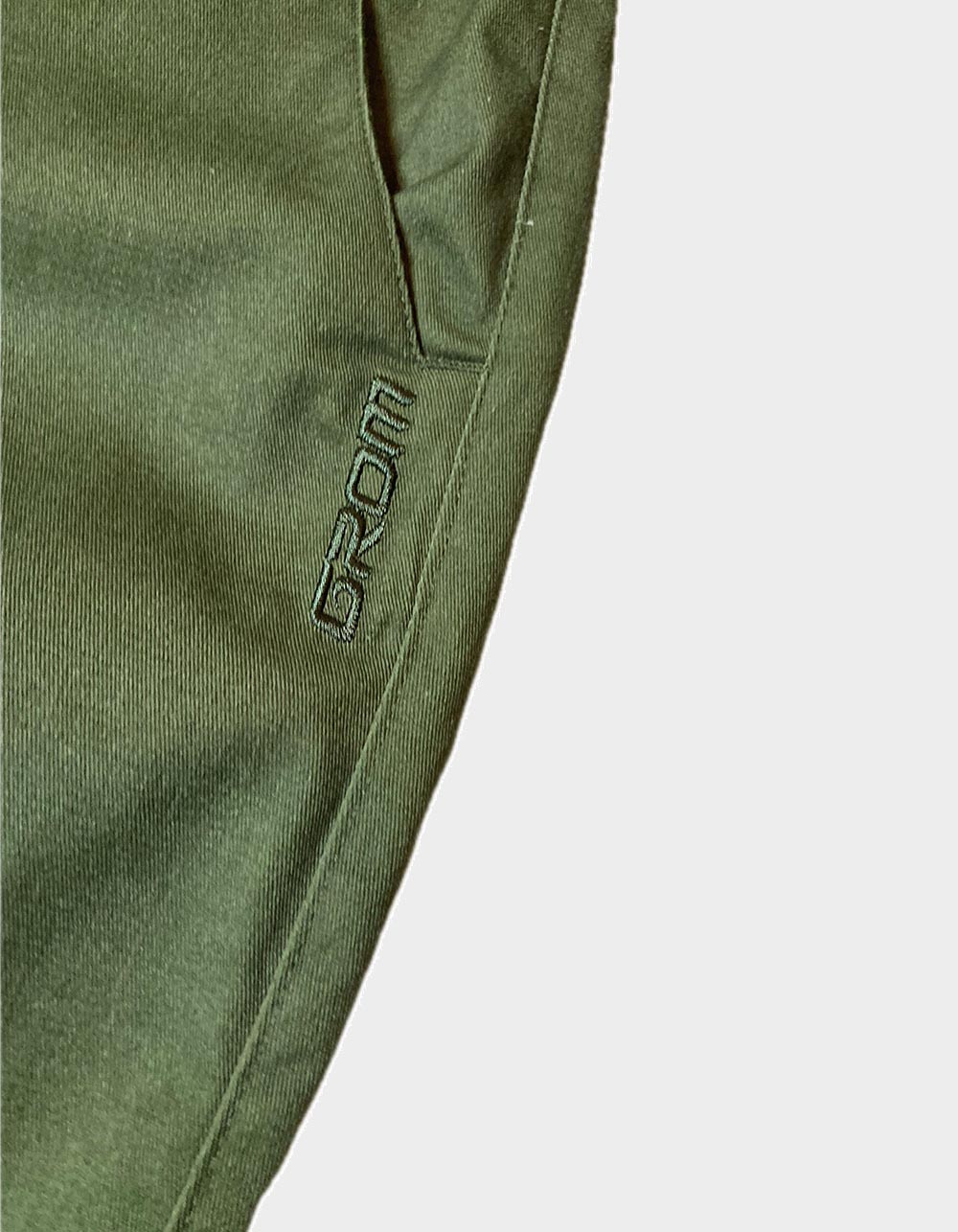 GROM Ride Right Relax Fit Boys Baggy Pants - DK GREEN