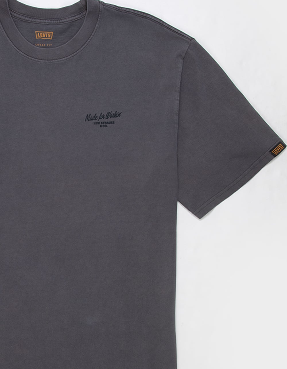 LEVI'S Full Service Mens Tee - WASHED BLACK