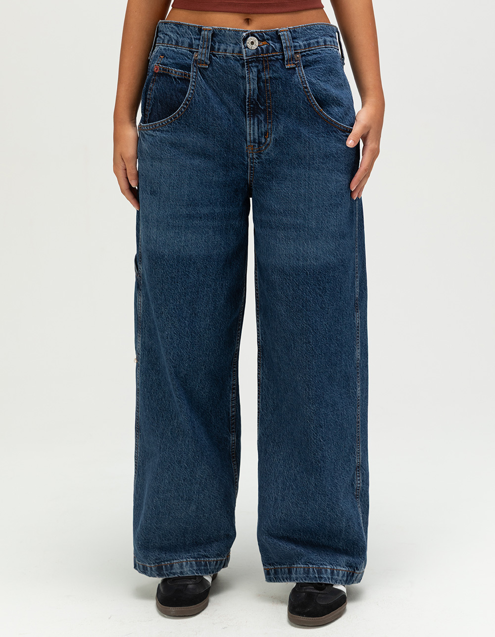 BDG Urban Outfitters Niko Womens Baggy Skate Jeans - VINTAGE MED