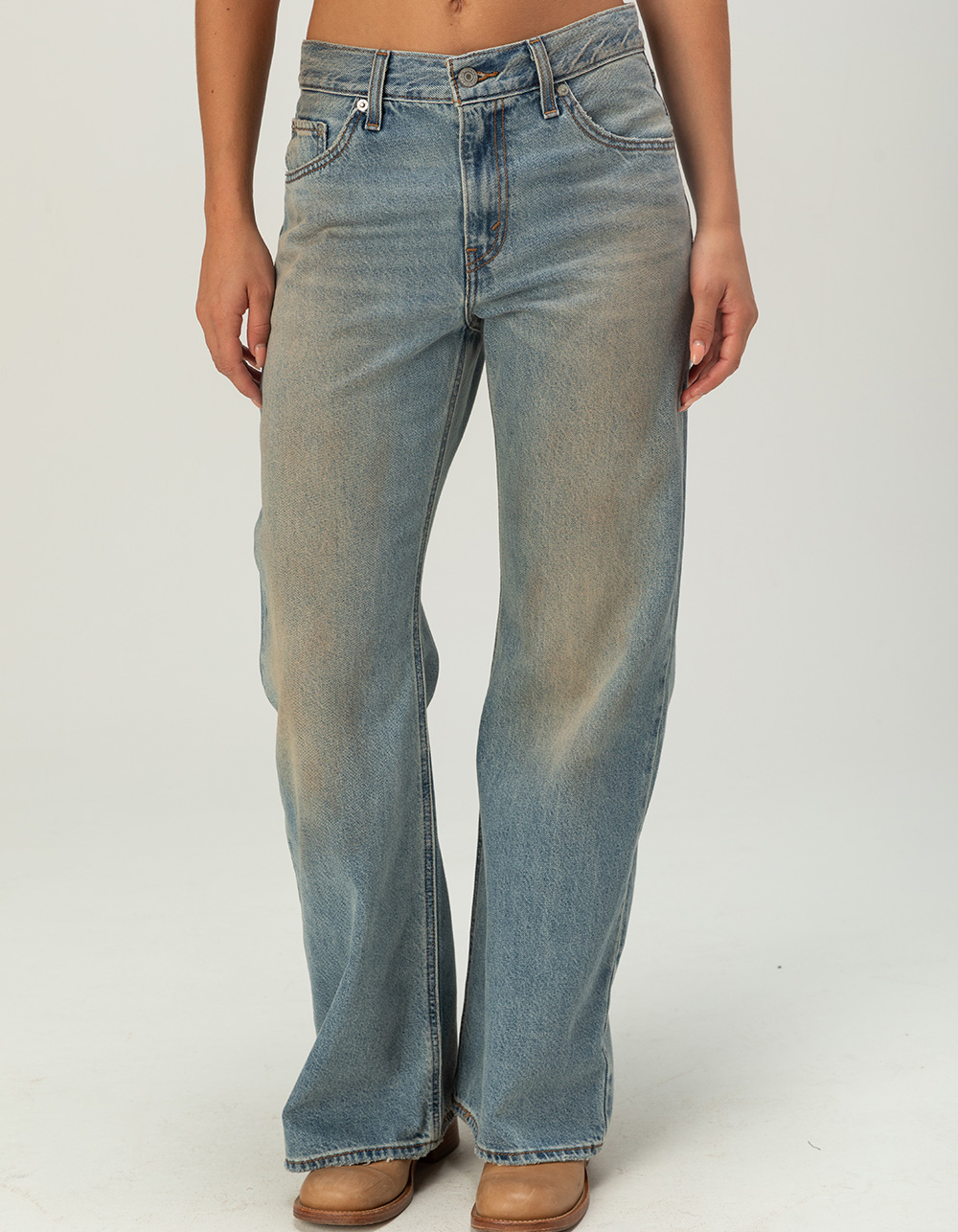 LEVI'S Premium Loose Boot Womens Jeans - Off Roading TINTED DENIM