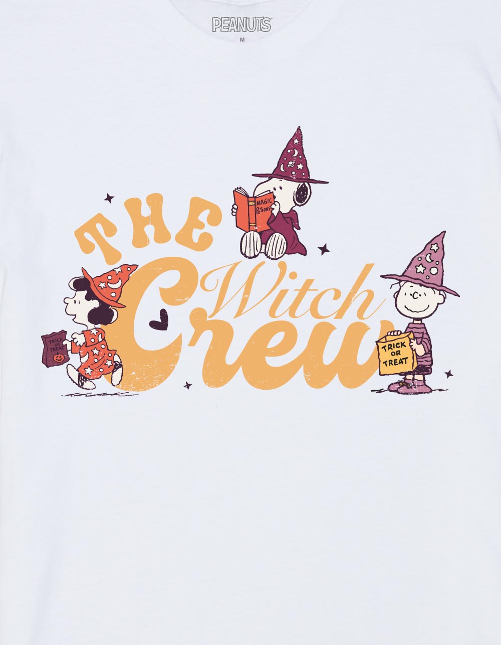 PEANUTS The Witch Crew Unisex Tee - WHITE