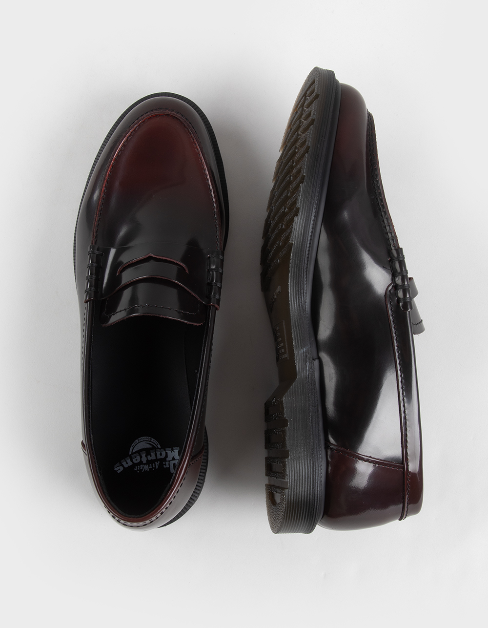 DR. MARTENS Mayfare Mens Loafers - BURGUNDY