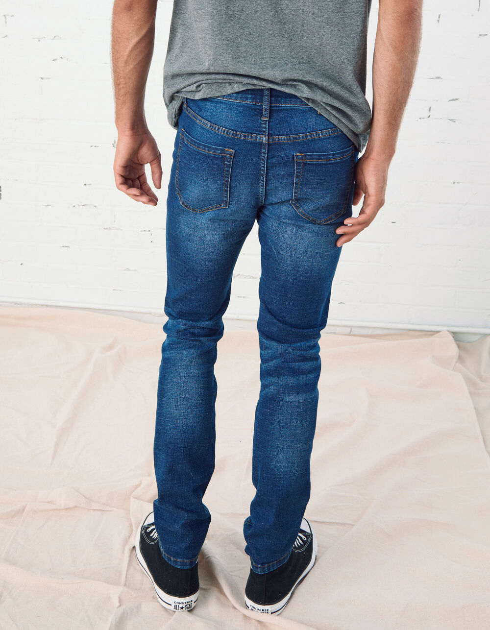 RSQ Mens Skinny Medium Vintage Jeans - MEDIUM VINTAGE | Tillys