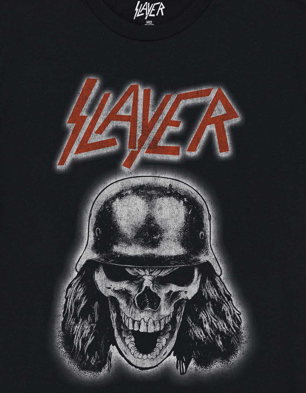 SLAYER Biker Skull Unisex Tee - BLACK