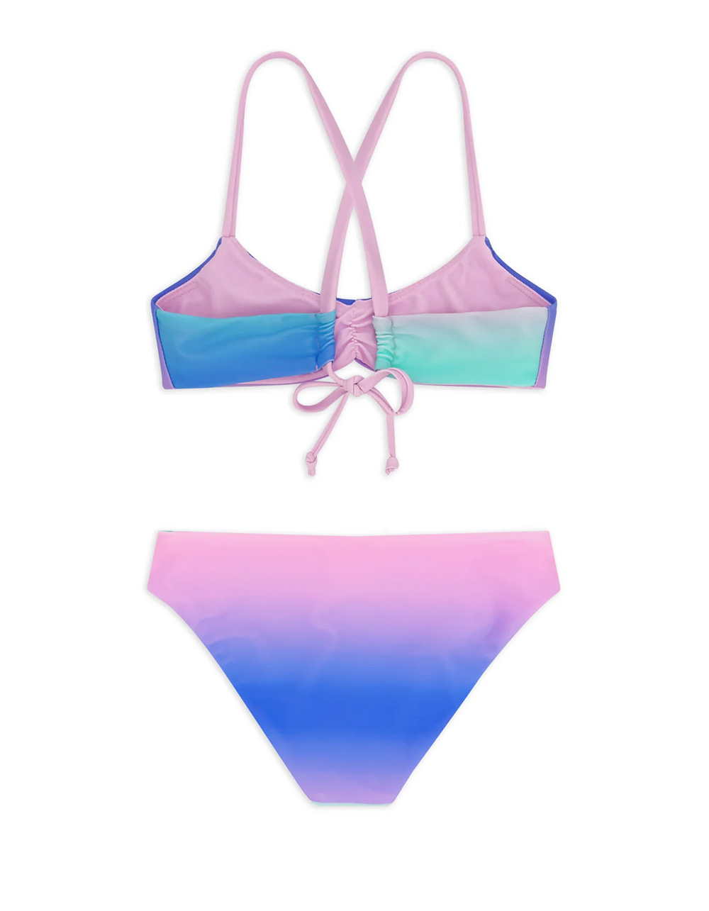 FEATHER 4 ARROW Sunshine Days Girls Bralette Bikini Set - BLUE COMBO