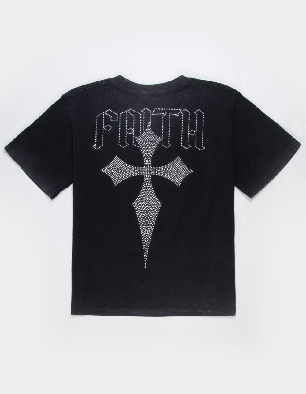 CVLA Faith Boys Boxy Tee - WASHED BLACK