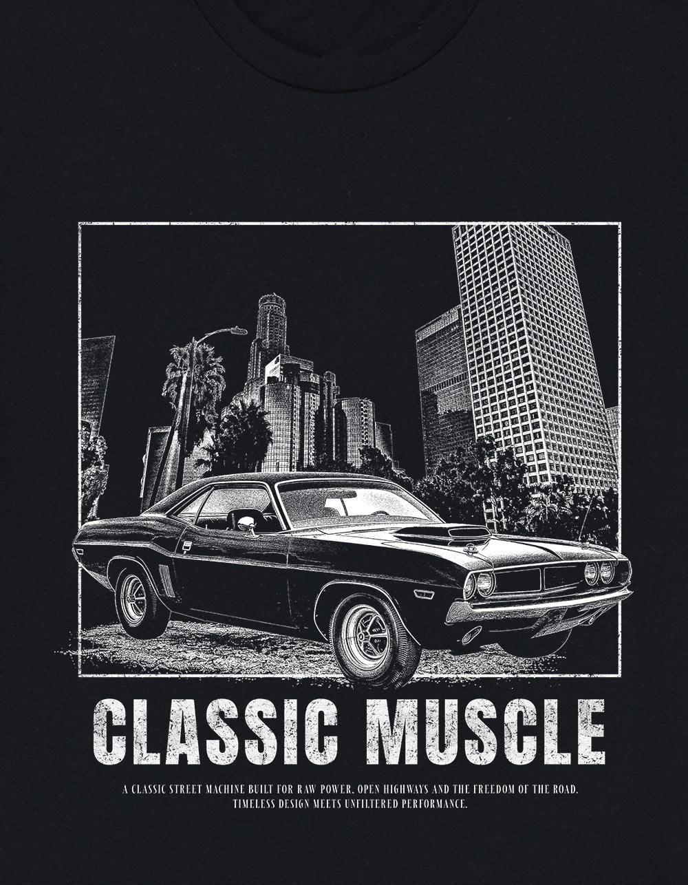 AUTO Classic Muscle Unisex Tee - BLACK
