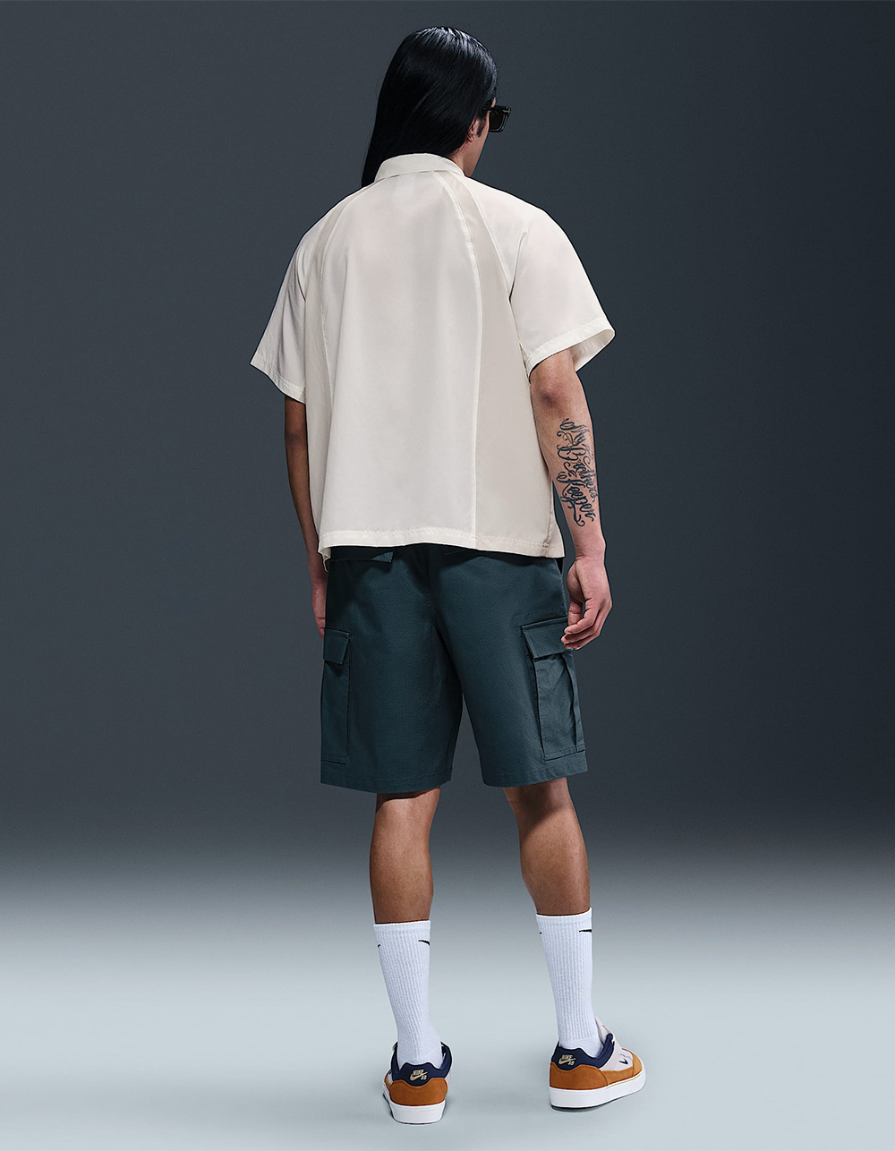 NIKE SB Dri-FIT Mens Bowler Shirt - CREAM