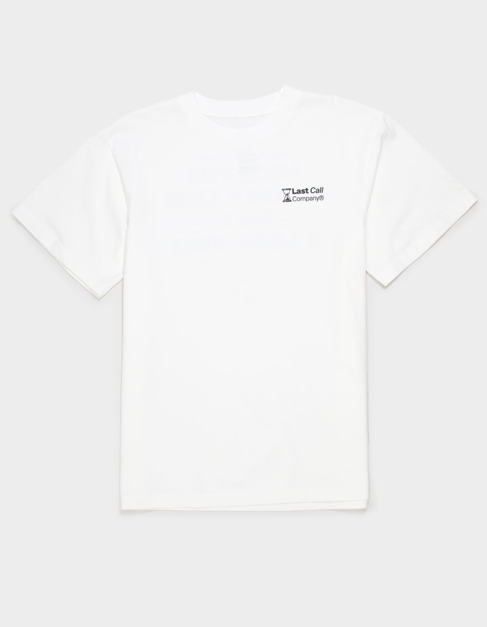 LAST CALL CO. Long Time Mens Tee - WHITE