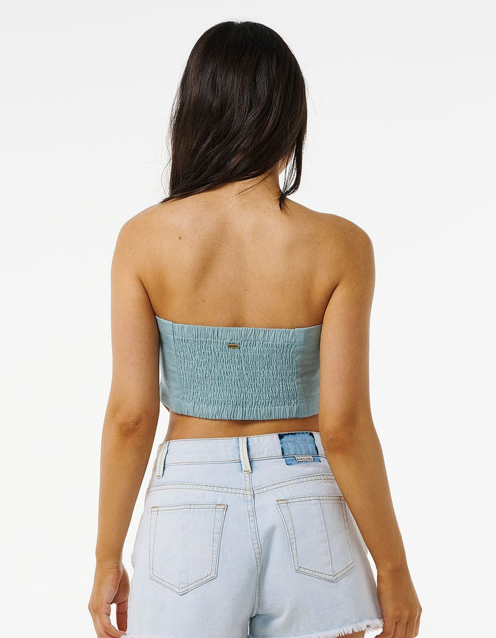 RIP CURL Hibiscus Heat Womens Halter Top - BLUE