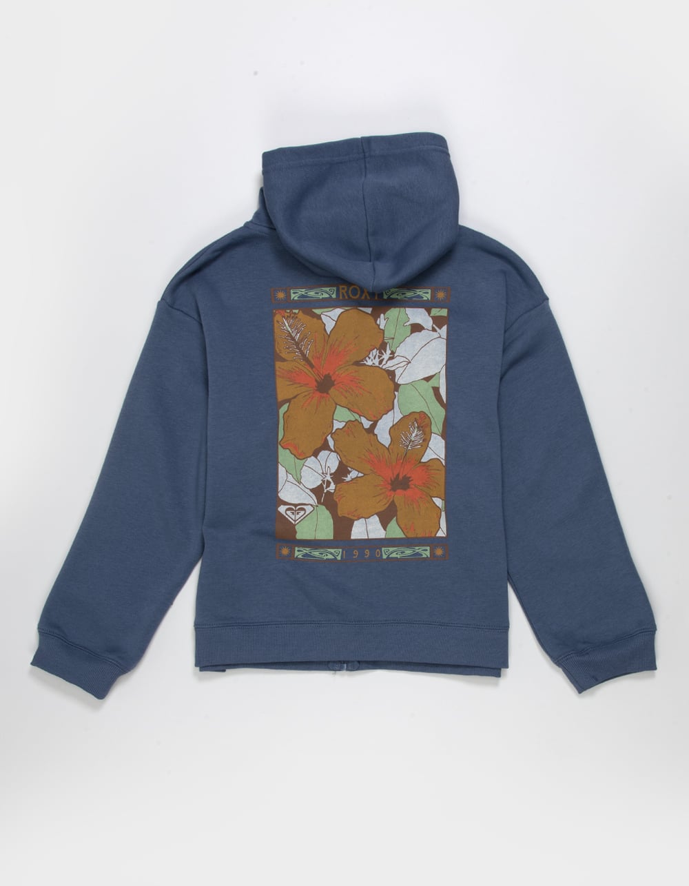 ROXY Deco Coast Girls Zip-Up Hoodie - INDIGO