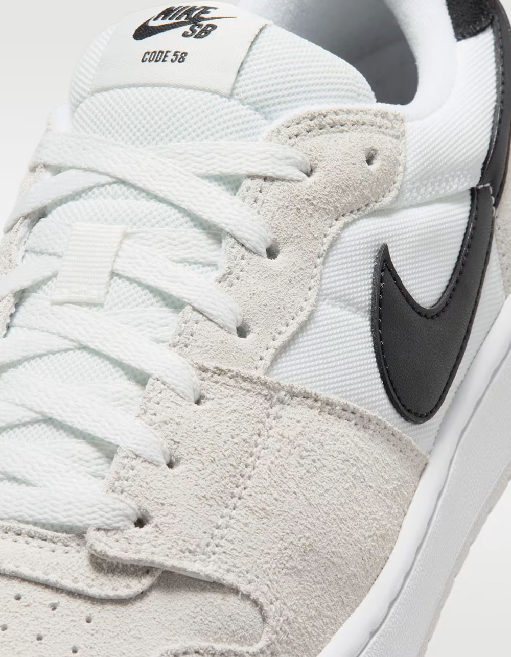 NIKE SB Code 58 Mens Shoes - WHT/BLK