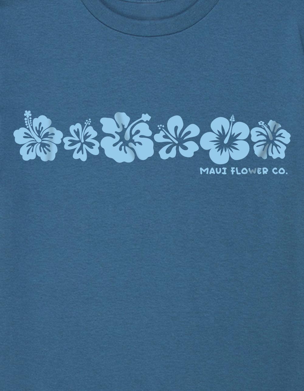 MAUI Flower Co. Unisex Kids Tee - INDIGO