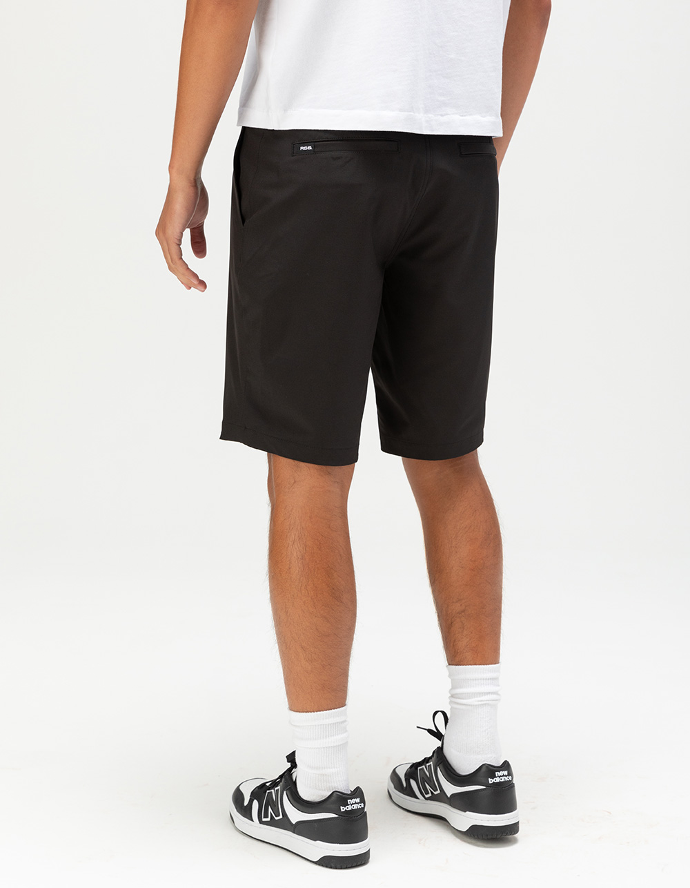 RSQ Mens Hybrid Shorts - BLACK