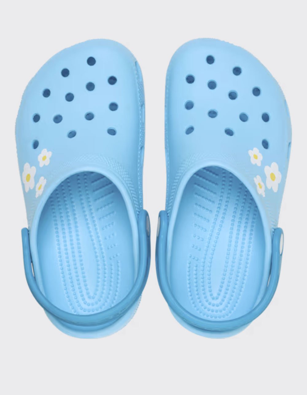 CROCS Daisy Girls Classic Clogs - BLUE