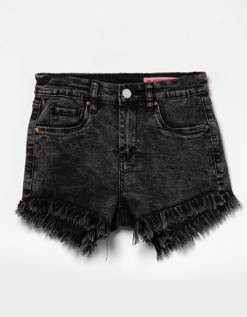 BLANK NYC Sabotage Girls Shorts - WASHED BLACK
