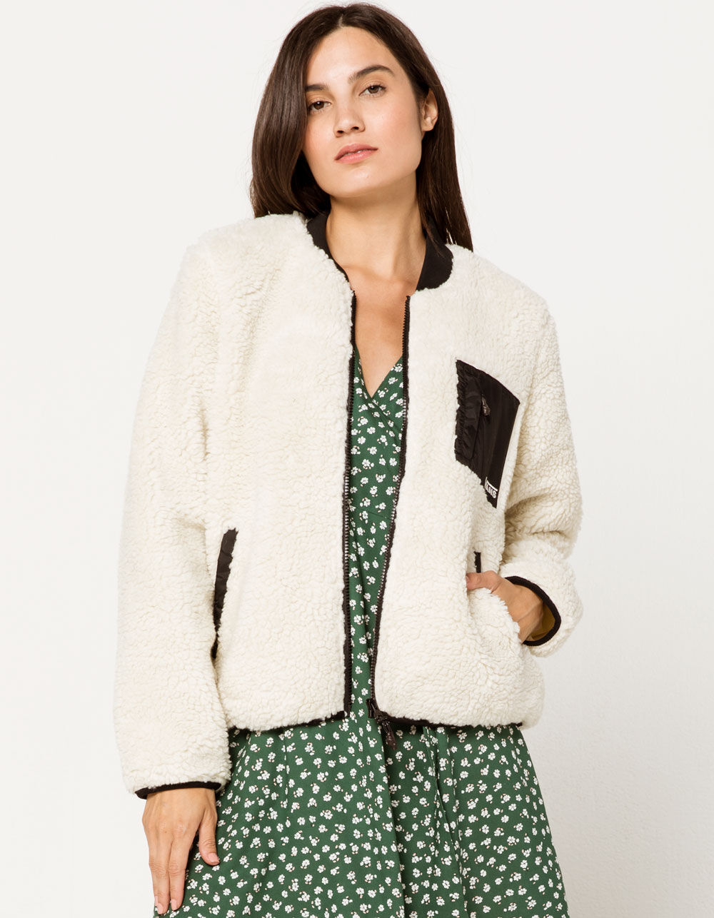 VANS Misty Fog Sherpa Womens Jacket 