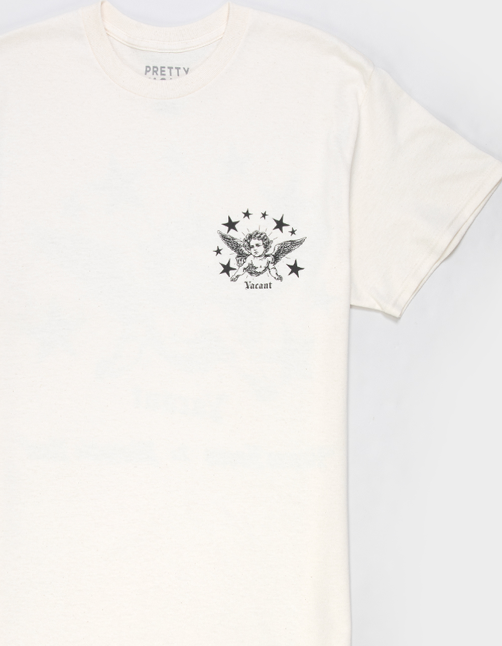 PRETTY VACANT Heavens Mens Tee - OFF WHITE