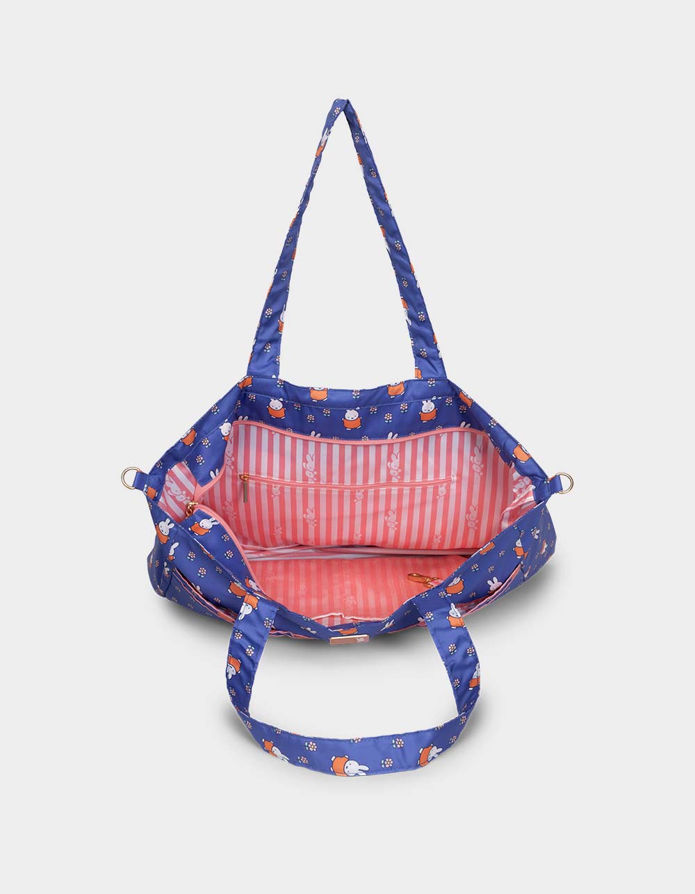JUJUBE x Miffy Flower Fields Super Be Large Duffel Bag - ROYAL