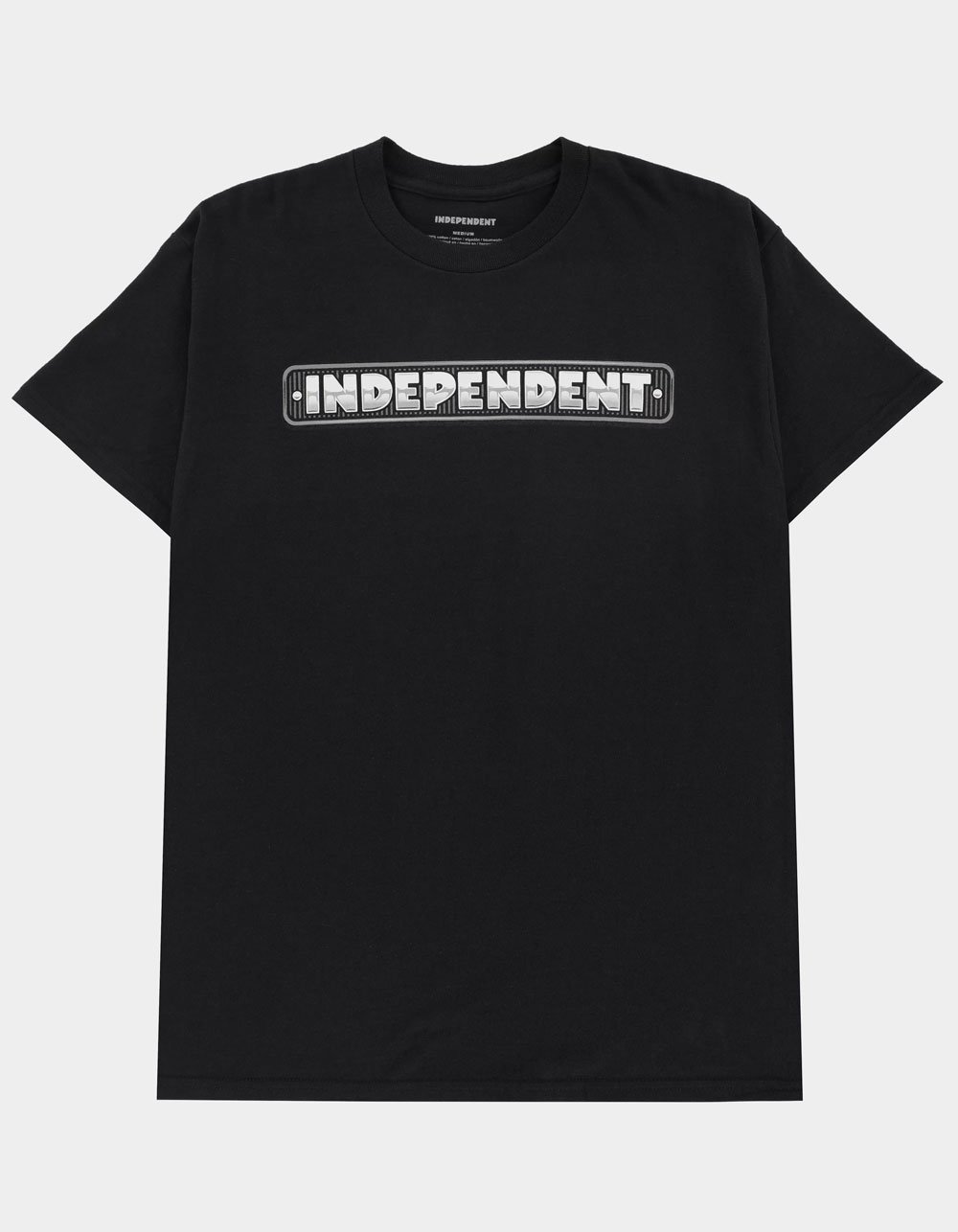 INDEPENDENT Chrome Bar Mens Boxy Tee - BLACK